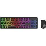 Everest KM-319BT Siyah Kablosuz Klavye Mouse Seti