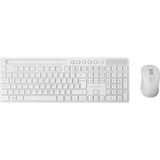Everest KM-730 Beyaz Kablosuz Q Multimedia Klavye + Mouse Set