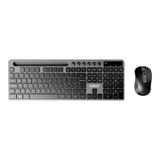 Everest KM-730 Gri - Siyah Kablosuz Q Multimedia Klavye Mouse Seti