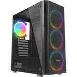 Everest Mega V2 Mesh Panel 600W Temperli Camlı 4X12CM Auto Rgb Fan Atx Mid-T Gaming Oyuncu Kasası - 600 W
