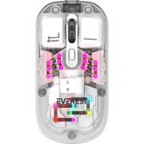 Everest Opal SM-BT89 Beyaz Şarjlı Sessiz Optik Kablosuz Mouse