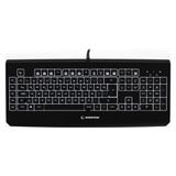 Everest Rampage KB-R12 Turret USB Beyaz Aydınlatmalı Siyah Gaming Klavye