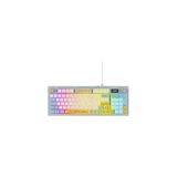 Everest Silent Pro KB-79 Mavi-Beyaz-Sarı RGB Membrane Switch Kablolu Gaming Klavye