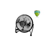 Everest Siyah Masaüstü Metal Siyah Usb Fan Mini Vantilatör