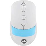 Everest SM-18 Beyaz-Mavi Optik Kablosuz Mouse