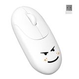Everest SM-26 Fashion 2.4 Ghz Beyaz Kabartmalı Kablosuz Emoji Mouse