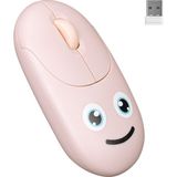 Everest Sm-26 Fashion 2.4ghz Pembe Kabartmalı Kablosuz Mouse - Siyah