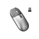 Everest SM-620 2in1 Bluetooth+2,4Ghz Şarjlı Metalik Gri Süper Sessiz Mobil-TV-PC Destekli Kablosuz M