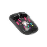 Everest SM-BT89 Opal Şarj Edilebilir Sessiz Siyah Transparan Rgb 2in1 2bt ve 2.4ghz Kablosuz Mouse
