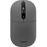 Everest SMW-384 Gri Optik Sessiz Kablosuz Mouse