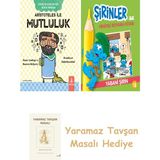 Everest Yayınları Aristoteles ile Mutluluk + Şirinler ile Hikâyeli Boyama Kitabı - Yabani Şirin + Yaramaz Tavşan Masalı