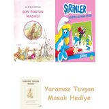 Everest Yayınları Bay Tod’un Masalı + Şirinler ile Hikâyeli Boyama Kitabı - Şirine + Yaramaz Tavşan Masalı