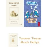 Everest Yayınları Beatrix Potter 10 - Bayan Moppet Masalı + Şirinler - Aktivite Kitabı 4 + Yaramaz Tavşan Masalı