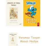 Everest Yayınları Beatrix Potter 15 - Zencefil ve Turşu Masalı + Şirinler - Aktivite Kitabı 3 + Yaramaz Tavşan Masalı