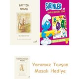 Everest Yayınları Beatrix Potter 18 - Bay Tod Masalı + Şirinler ile Hikayeli Boyama Kitabı - Şirinler Salatası + Yaramaz Tavşan Masalı