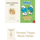 Everest Yayınları Beatrix Potter 21 - Johnny Şehirfaresi Masalı + Şirinler - Aktivite Kitabı 2 + Yaramaz Tavşan Masalı