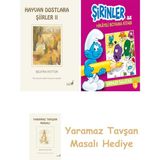 Everest Yayınları Beatrix Potter 22 - Hayvan Dostlara Şiirler 2 + Şirinler ile Hikayeli Boyama Kitabı - Şirinler Salatası + Yaramaz Tavşan Masalı