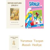 Everest Yayınları Beatrix Potter 22 - Hayvan Dostlara Şiirler 2 + Şirinler ile Hikâyeli Boyama Kitabı - Şirine + Yaramaz Tavşan Masalı