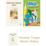 Everest Yayınları Beatrix Potter 23 - Küçük Domuz Robinson Masalı + Şirinler ile Hikâyeli Boyama Kitabı - Yabani Şirin + Yaramaz Tavşan Masalı