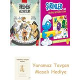 Everest Yayınları Bremen Mızıkacıları + Şirinler ile Hikayeli Boyama Kitabı - Şirinler Salatası + Yaramaz Tavşan Masalı