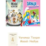 Everest Yayınları Bremen Mızıkacıları + Şirinler ile Hikâyeli Boyama Kitabı - Şirine + Yaramaz Tavşan Masalı