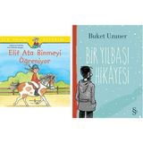 Everest Yayınları Elif Ata Binmeyi Öğreniyor (Ciltli): Ilk Okuma Kitabım + Bir Yılbaşı Hikayesi - Hayır