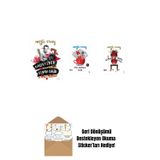 Everest Yayınları Halfeti’Nin Siyah Gülü + Aşkı Giyinen Adam + Kalbin Güneybatısı + Okuma Sticker'Ları
