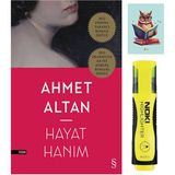 Everest Yayınları Hayat Hanım-Ahmet Altan-Sarı Fosforlu Kalem-Not Defteri Seti