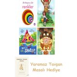 Everest Yayınları Ilk Kitaplarım - Renkler (Ciltli) + Kırmızı Başlıklı Kız Kurda Karşı + Belki De Çok Seversin + Burnunun Ucundaki Cesaret