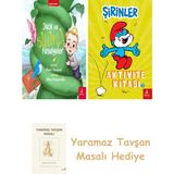 Everest Yayınları Jack ve Sihirli Fasulyeler + Şirinler - Aktivite Kitabı 1 + Yaramaz Tavşan Masalı