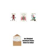 Everest Yayınları Kalbin Güneybatısı + Gece Çiçeği İstanbul + Yıldızlar Mektup Yazar + Okuma Sticker'Ları