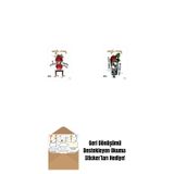 Everest Yayınları Kalbin Güneybatısı + Sinek Valesi Nizamettin + Okuma Sticker'Ları