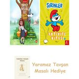 Everest Yayınları Kırmızı Başlıklı Kız Kurda Karşı + Şirinler - Aktivite Kitabı 1 + Yaramaz Tavşan Masalı