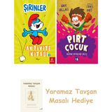 Everest Yayınları Şirinler - Aktivite Kitabı 1 + Pırt Çocuk 3 - Kusmuk Deposuna Dalış + Yaramaz Tavşan Masalı