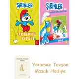 Everest Yayınları Şirinler - Aktivite Kitabı 1 + Şirinler ile Hikâyeli Boyama Kitabı - Şirine + Yaramaz Tavşan Masalı