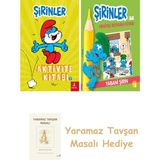 Everest Yayınları Şirinler - Aktivite Kitabı 1 + Şirinler ile Hikâyeli Boyama Kitabı - Yabani Şirin + Yaramaz Tavşan Masalı