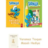 Everest Yayınları Şirinler - Aktivite Kitabı 3 + Şirinler ile Hikâyeli Boyama Kitabı - Yabani Şirin + Yaramaz Tavşan Masalı