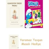 Everest Yayınları + Şirinler ile Hikayeli Boyama Kitabı - Şirinler Salatası + Yaramaz Tavşan Masalı