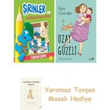 Everest Yayınları Şirinler ile Hikâyeli Boyama Kitabı - Yabani Şirin + Uzay Güzeli + Yaramaz Tavşan Masalı