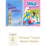 Everest Yayınları Sivri Kulaklıların Başkaldırısı + Şirinler ile Hikâyeli Boyama Kitabı - Şirine + Yaramaz Tavşan Masalı