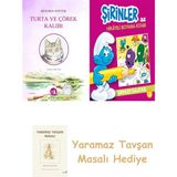 Everest Yayınları Turta ve Çörek Kalıbı + Şirinler ile Hikayeli Boyama Kitabı - Şirinler Salatası + Yaramaz Tavşan Masalı