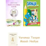 Everest Yayınları Turta ve Çörek Kalıbı + Şirinler ile Hikâyeli Boyama Kitabı - Yabani Şirin + Yaramaz Tavşan Masalı