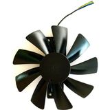 Everflow GAA8S2U 100MM 0.45A 4pin Grafik Kartları Fan VGA Soğutucu - Siyah