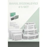 Everglow Accessories Bavul Seyahat Çantası Çanta Içi Düzenleyici Organizer 6 Lı Set