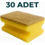 Everklean 30 Adet Lifli Sisal Oluklu Bulaşık Süngeri Özel Dokulu Doğal Dayanıklı Pinterest Mutfak Temizlik Süngeri - 17x8