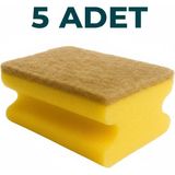 Everklean 5 Adet Lifli Sisal Oluklu Bulaşık Süngeri Özel Dokulu Doğal Dayanıklı Pinterest Mutfak Temizlik Süngeri - 17x8