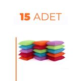 EverKlean Petek Dokulu Bulaşık Süngeri Sihirli Pratik Sünger 14x8 - 15 Adet