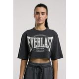 Everlast Authentic Boxing Wmn Kadın Crop Tişört TW0011 Antrasit