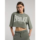 Everlast Authentic Boxing Wmn Kadın Crop Tişört TW0011 Haki