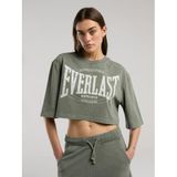 Everlast Authentic Boxing Wmn Kadın Crop Tişört TW0011 Haki